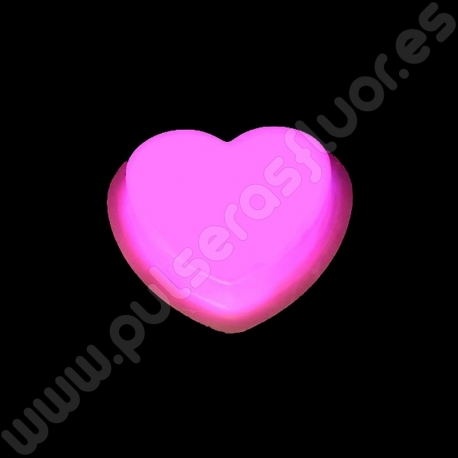 Pin Fluorescente Corazón (1 ud)