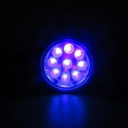 Linterna con 9 Leds de Luz Ultravioleta 9 cm