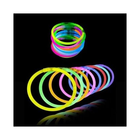 Pulseras Luminosas Unicolor (15 uds)