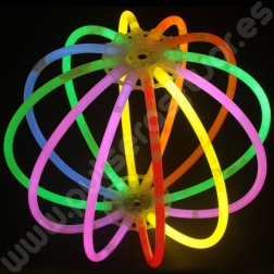 Esferas Luminosas Unicolor (8 uds)