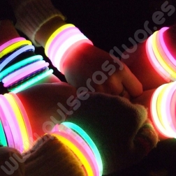 Pulseras Luminosas Unicolor (100 uds)