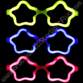 Gafas Luminosas Estrella Granel (50 uds)